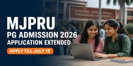 MJPRU Extends PG Admission Registration Deadline to July 15